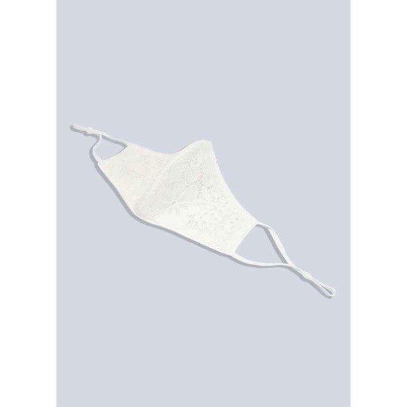 Midand Non-Medical Ivory Lace Reusable Face Mask