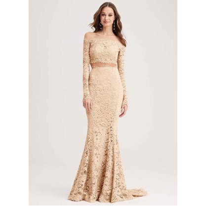 PT101 5 Midand Signature Lace Fit-and-flare Skirt