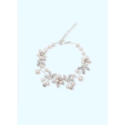 Spring Pearl Cluster Bracelet